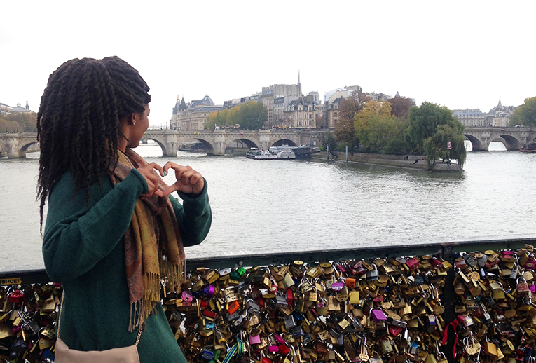 Love locks on Pont des Arts, Paris