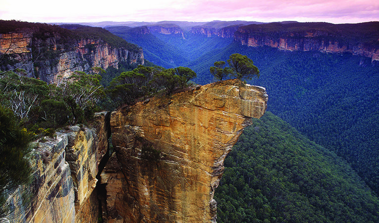 The blue mountains