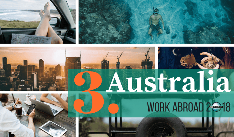 Top destinations for work abroad in 2018