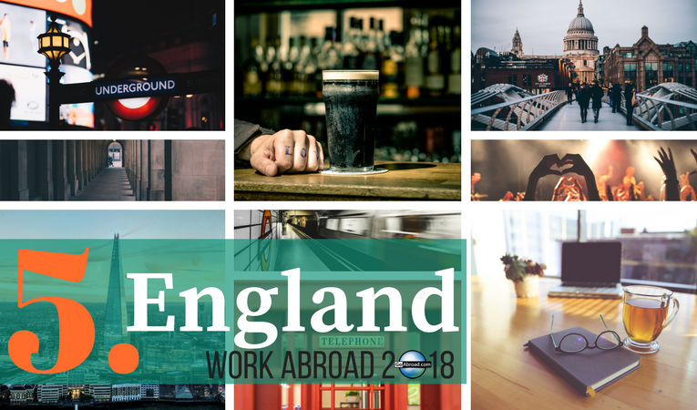Top destinations for work abroad in 2018