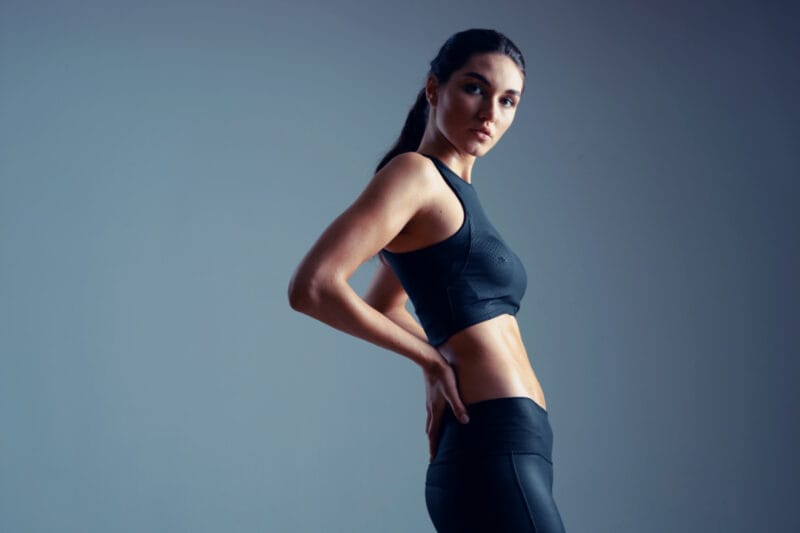 Fit woman in athletic clothing