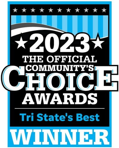 Tri-State 2023 Community Choice Awards Winner badge