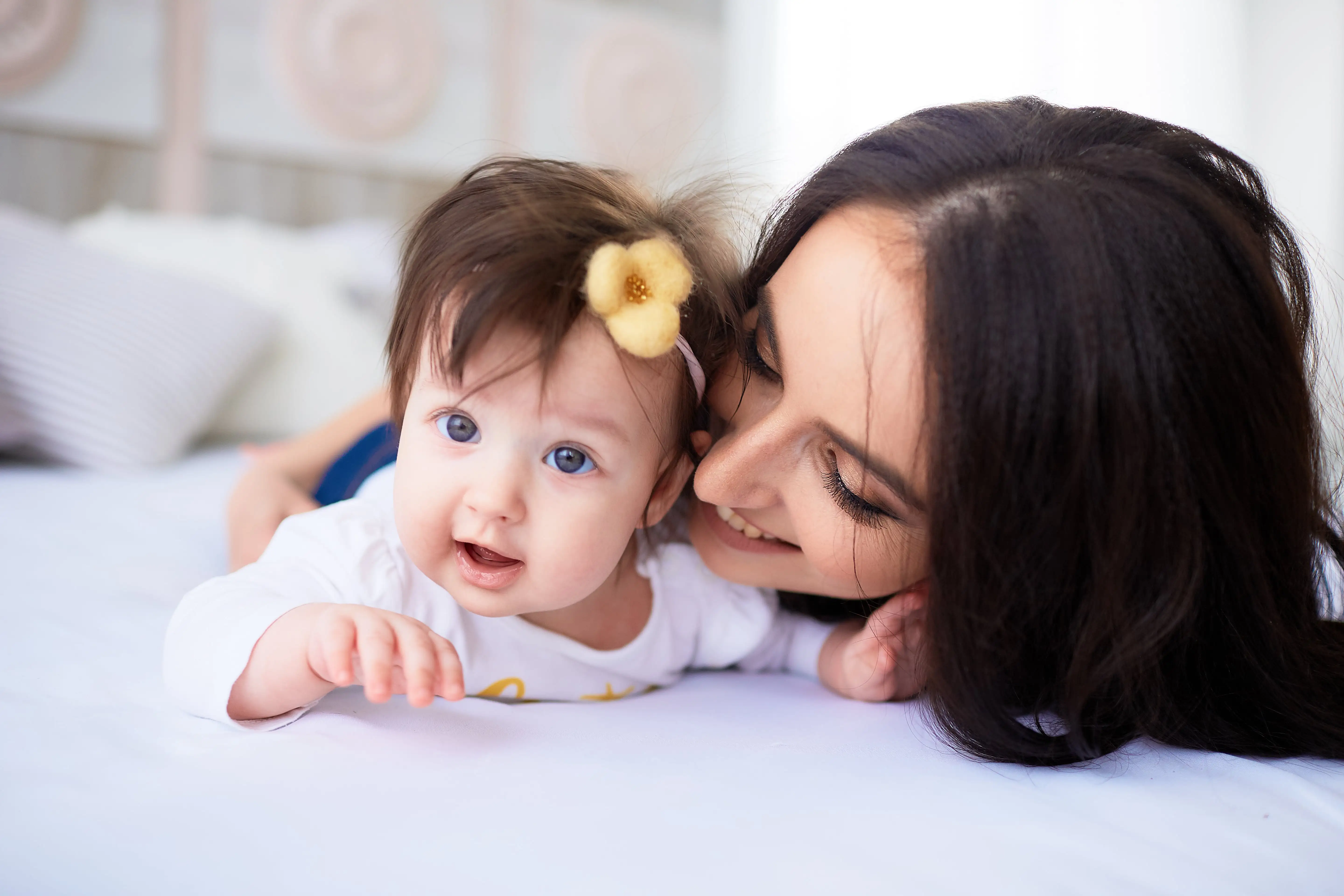 couple with baby picture