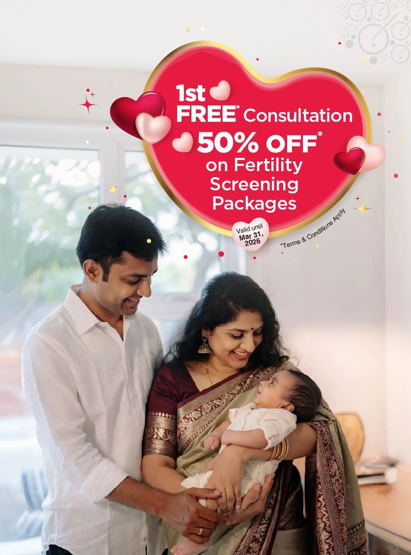 happy couple with a baby