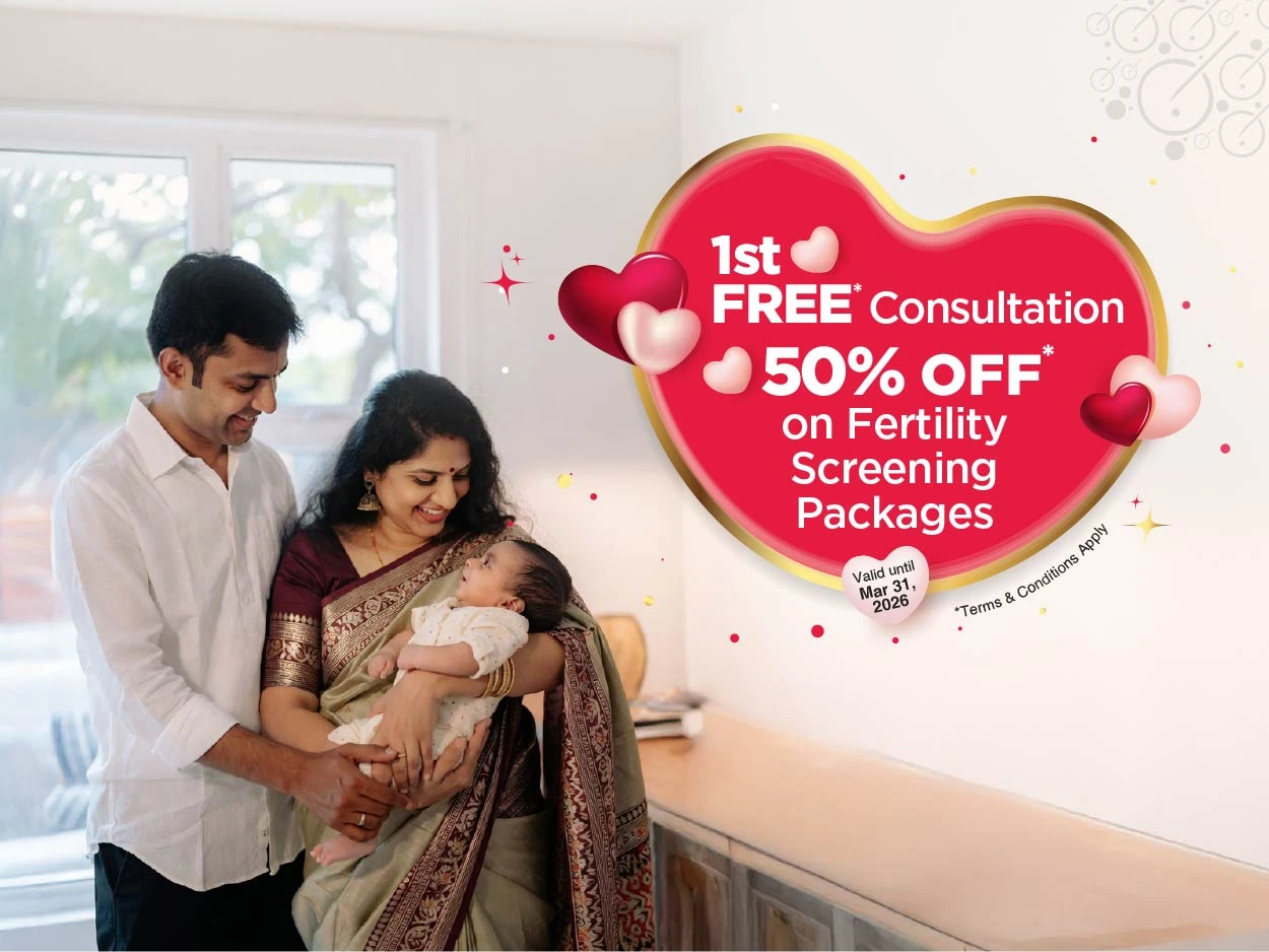 happy couple with a baby