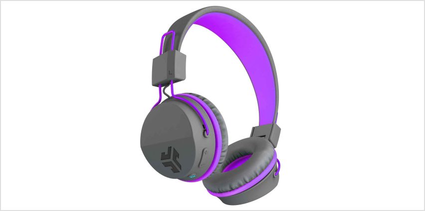 JLab JBuddies Kids Wireless Headphones - Grey/ Purple from Argos ...