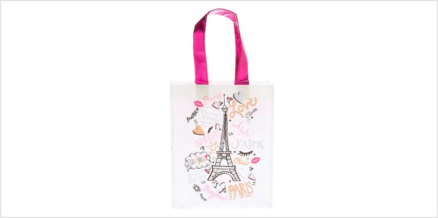 Go to Product: Paris Reusable Tote Bag - Pink from Claires