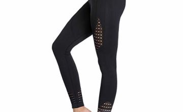 Picotee Women&#039;s Gym Workout Leggings black Yoga Pants soft exercise leggings ladies high waist Pockets