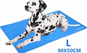 Cadosoigh Dog Cooling Mat Large 90x50cm, Durable Pet Cool Mat Non-Toxic Gel Self Cooling Pad, Great for Dogs Cats in Hot Summer