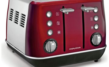 Morphy Richards 240108 Evoke 4 Slice Toaster - Red