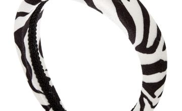 Go to Product: Zebra Velvet Puff Headband