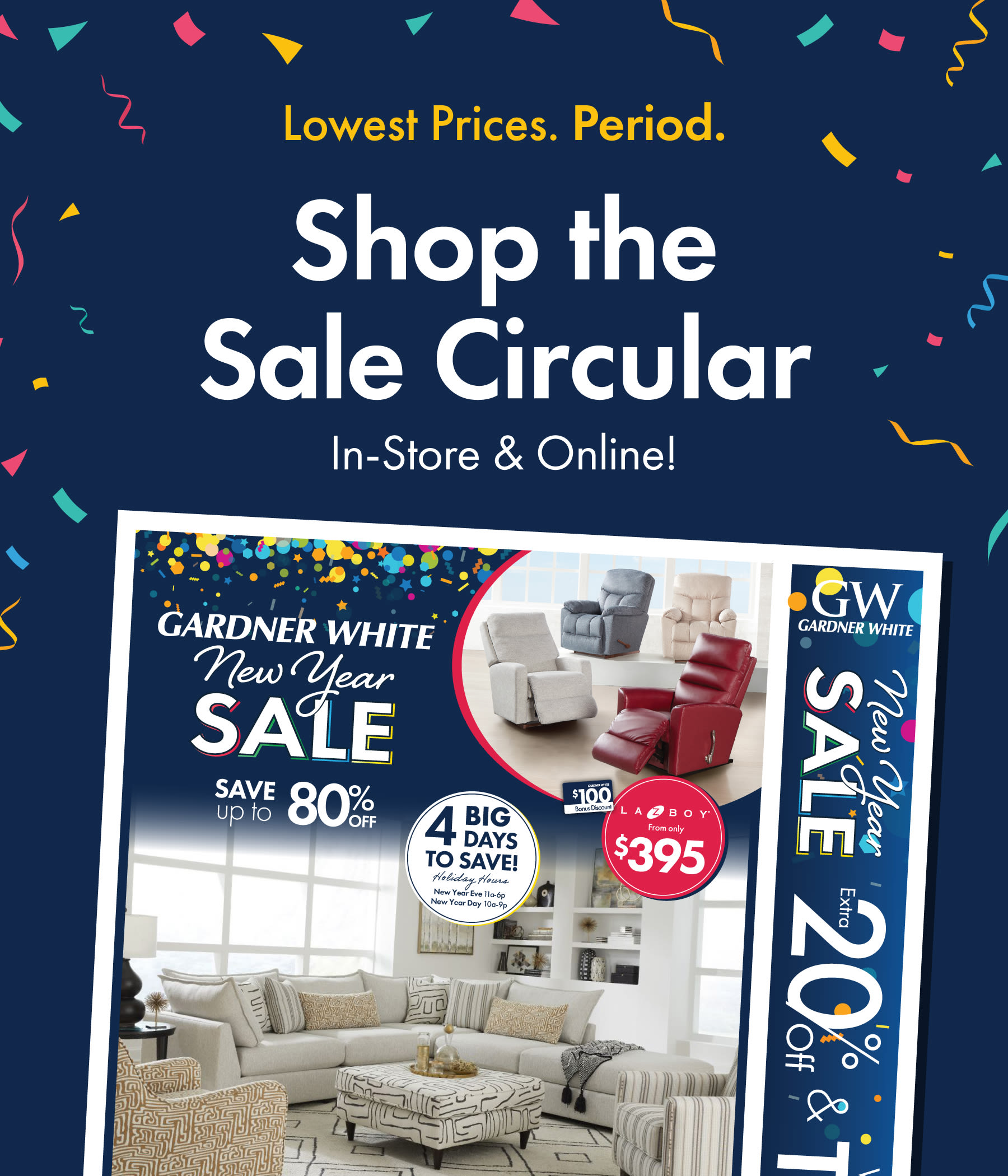 Living Room Bargain Furniture & Appliances - MI