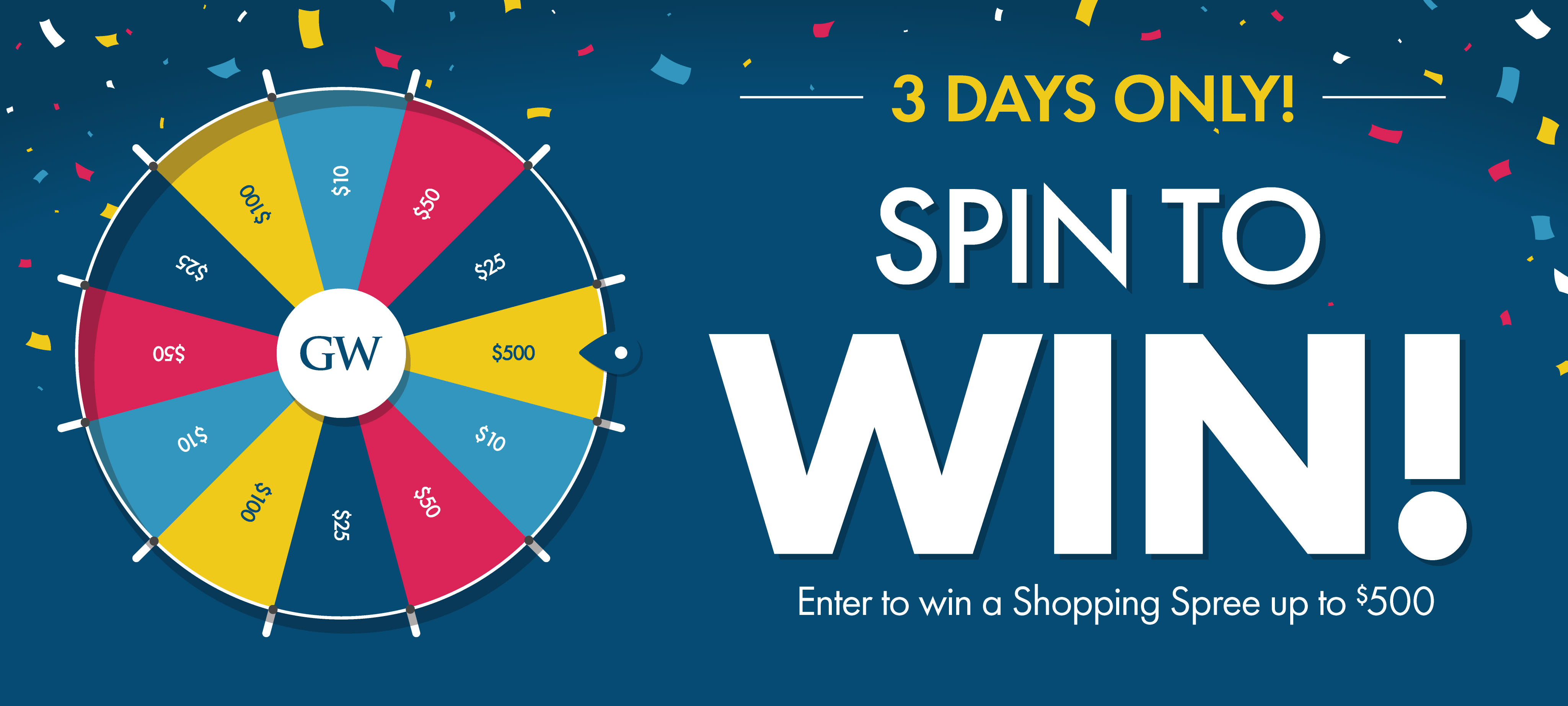 Final day - Spin to Win!