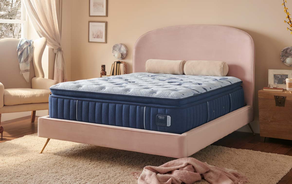 The Estate collection by Stearns and Foster is the mid-level group of beds including this pillowtop mattress