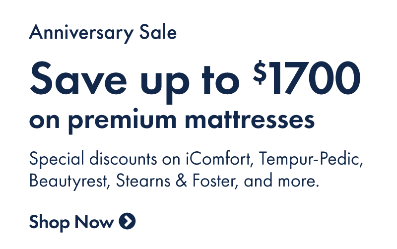 Save Up to $1700 on a new mattress