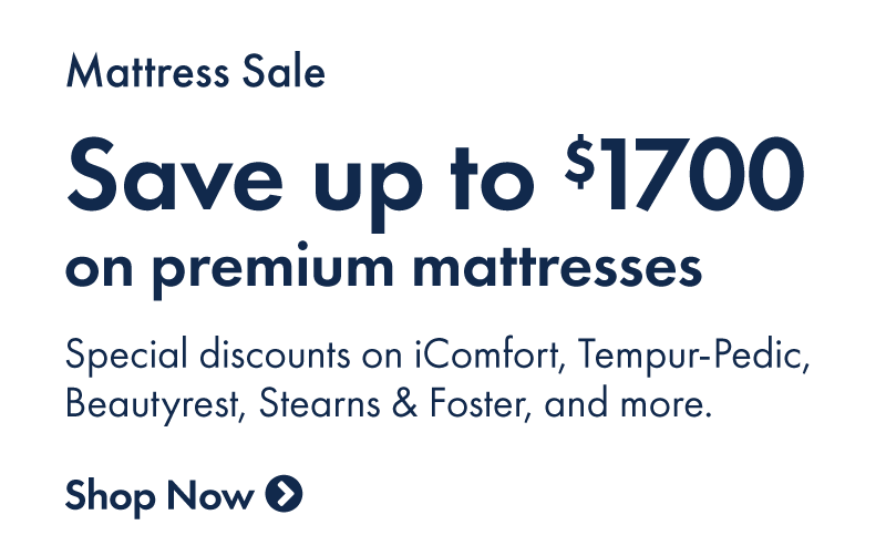 Save Up to $1700 on a new mattress