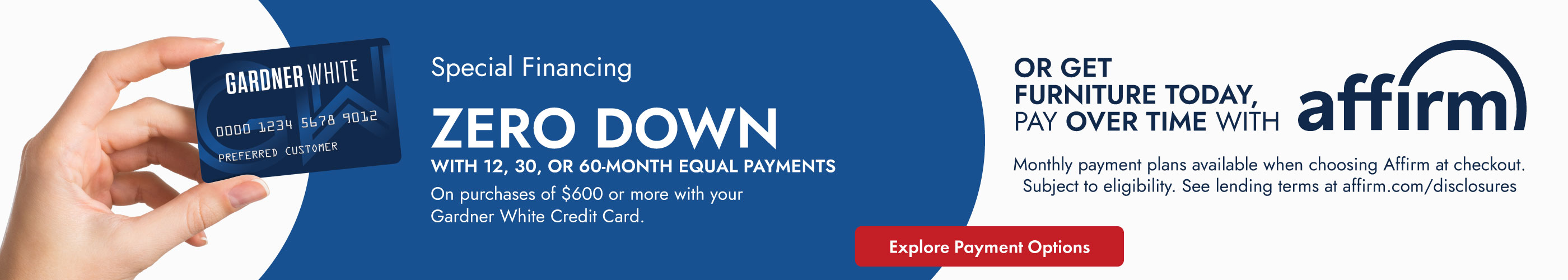 Explore Payment Options