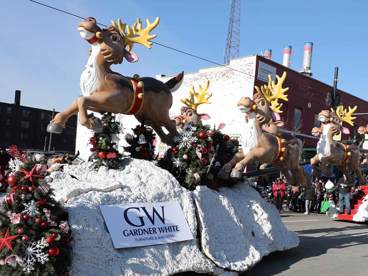 Gardner White float at Thanksgiving Parade