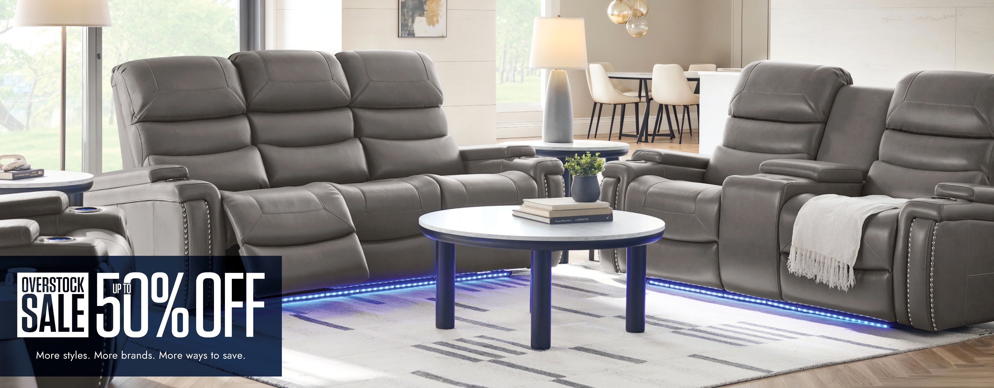 Overstock Sale. Up to 50% off. More styles. More brands. More ways to save.