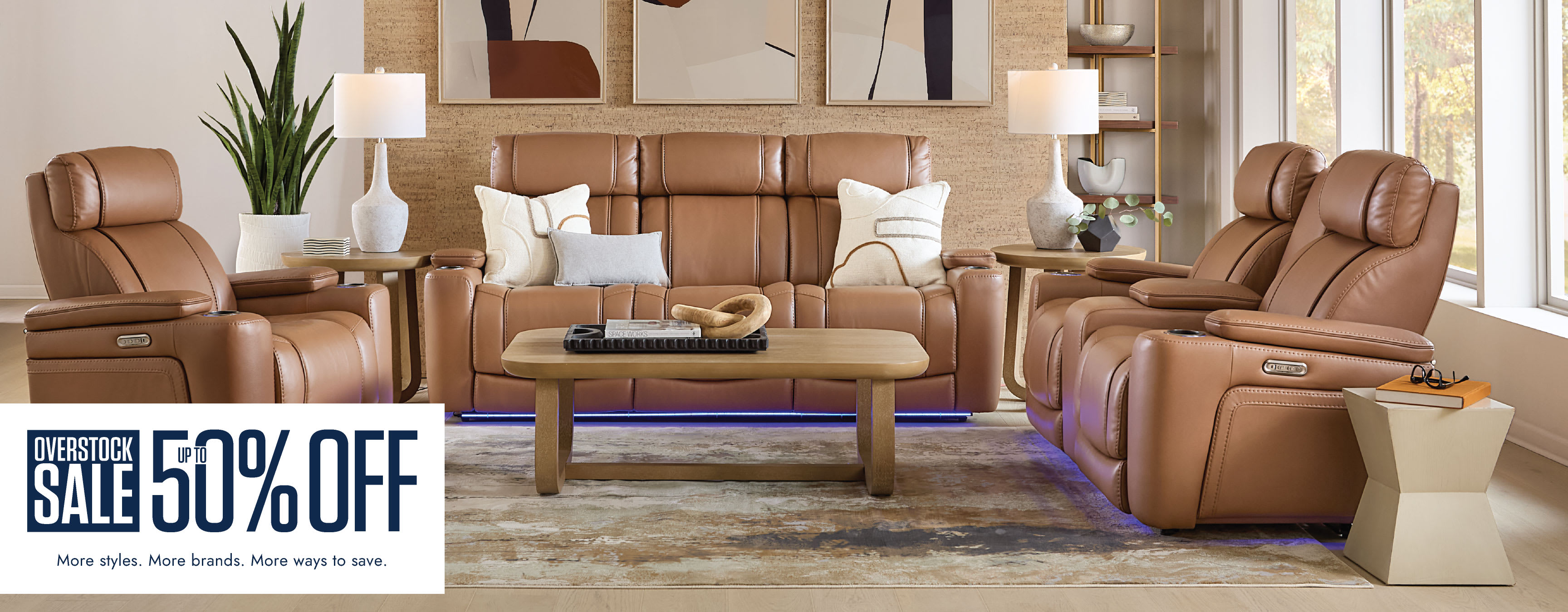 Overstock Sale. Up to 50% off. More styles. More brands. More ways to save.