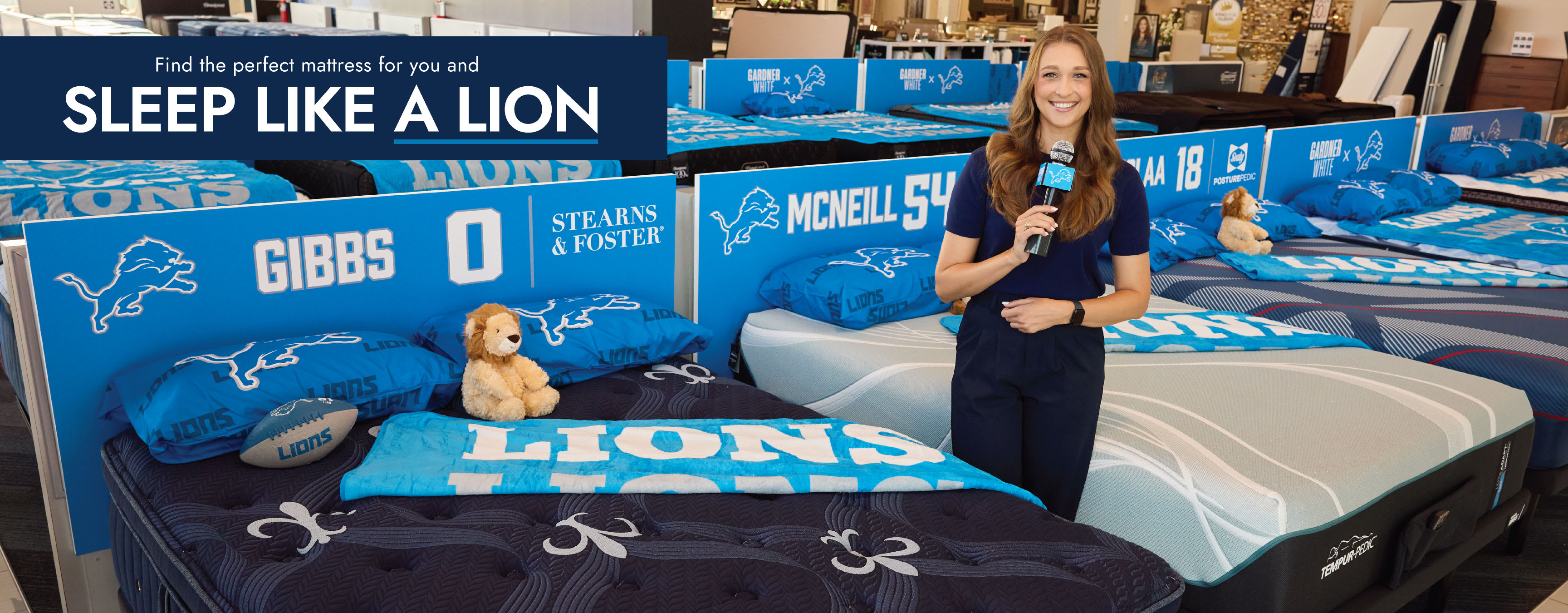 Find the perfect mattress for you and sleep like a lion.