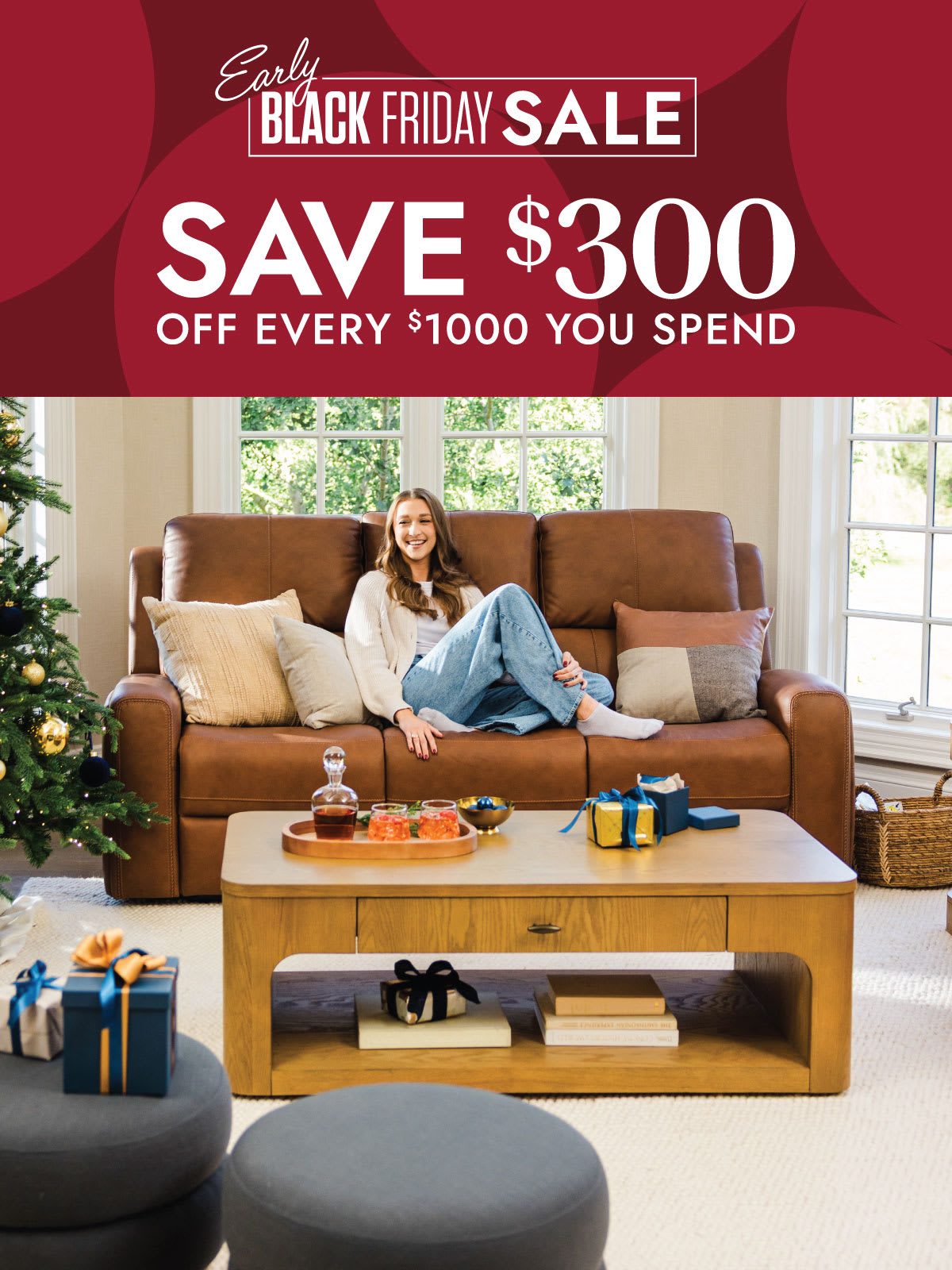 Early Black Friday Sale. Save $300 off every $1000 you spend.