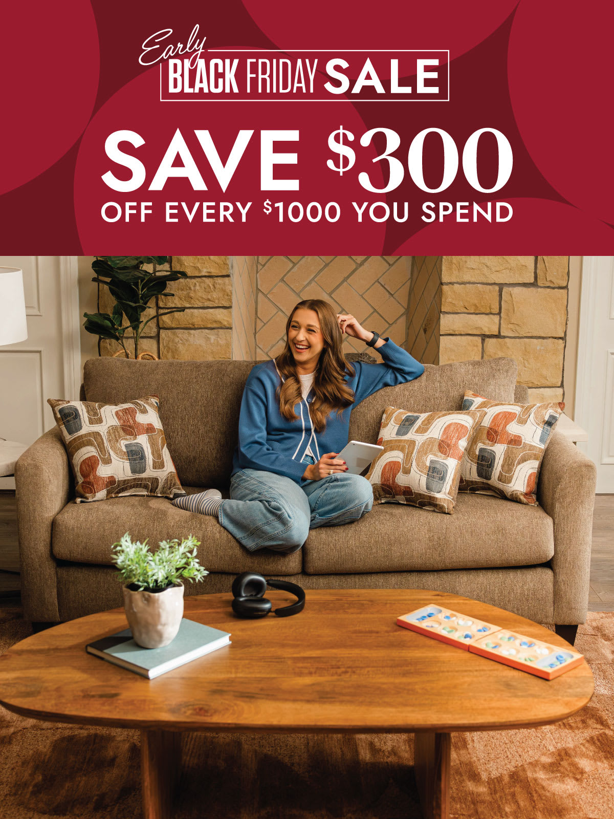Early Black Friday Sale. Save $300 off every $1000 you spend.