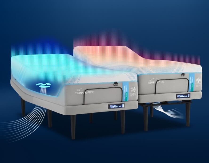 Climate controlling a Tempur-Pedic mattress