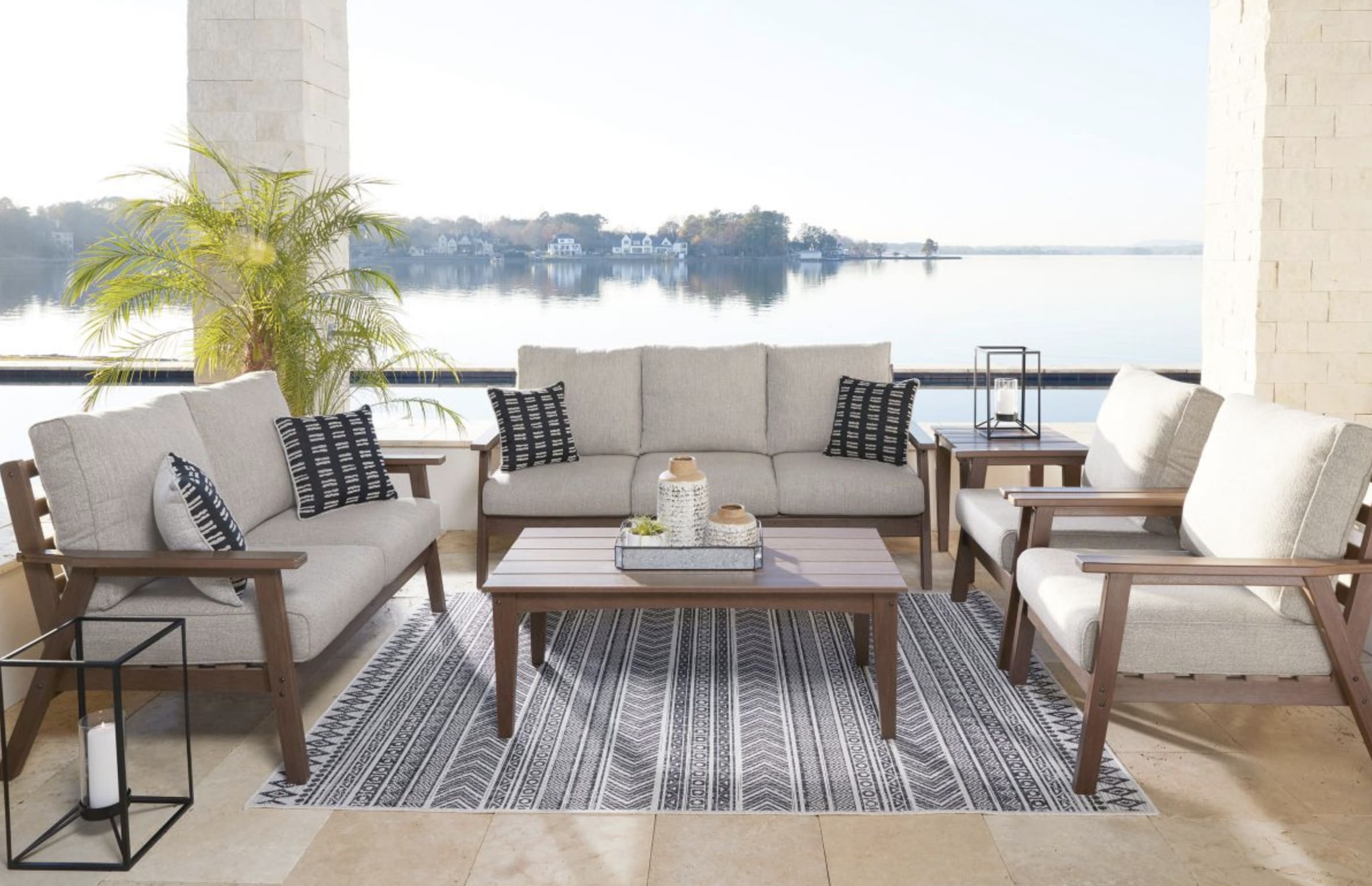 Emmaline Patio Furniture Set GardnerWhite Blog