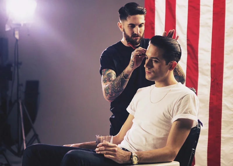 Barbering work at Tatanka Goods