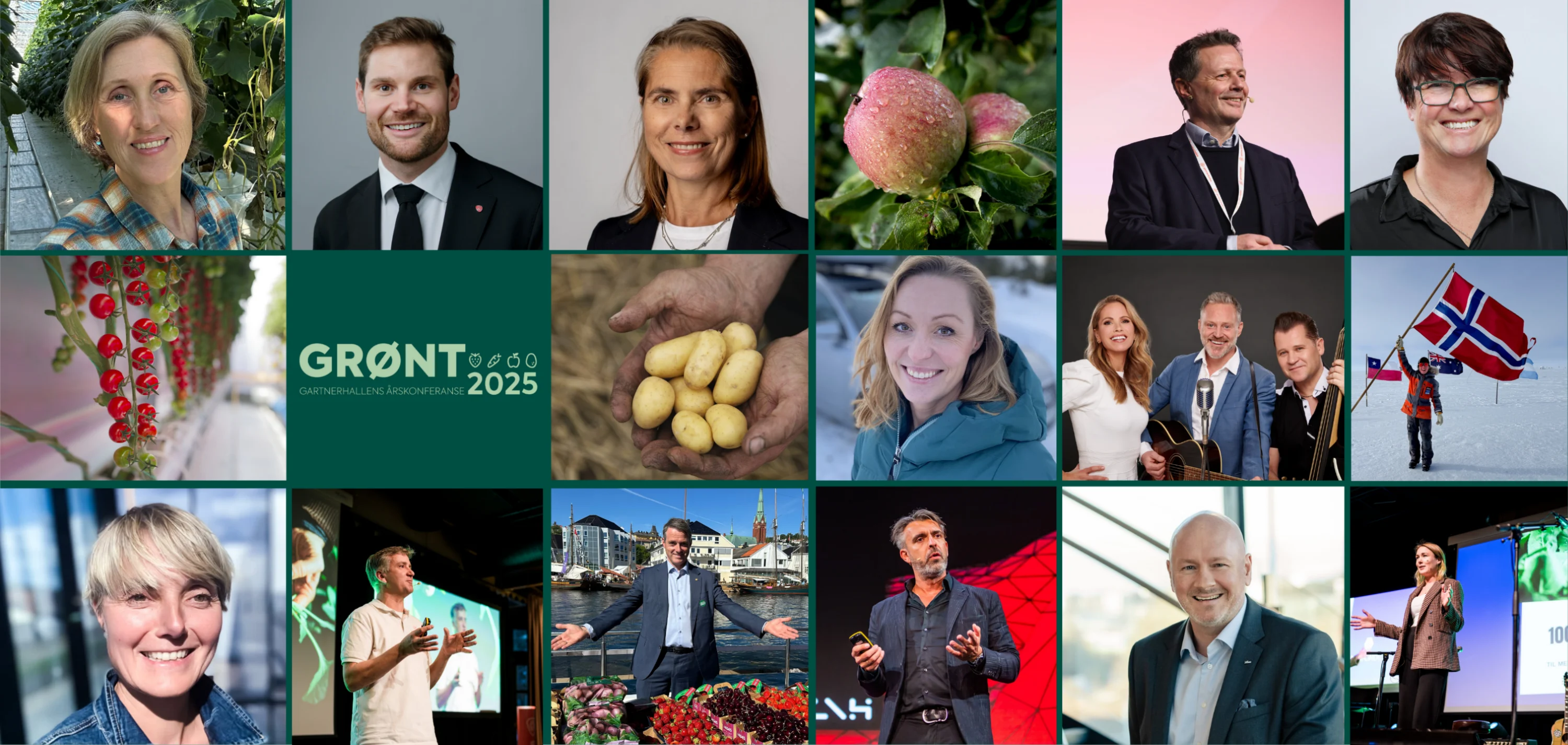 Foredragsholdere collage