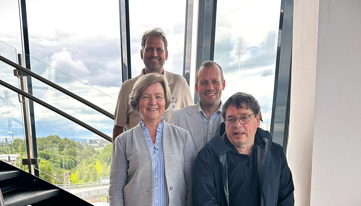 Hans-Albert Huseby, Ole Andreas Ringdal Brekke, Elisabeth Morthen og Eilif Due. Produsentforeningen 1909 KDL Nordgrønt