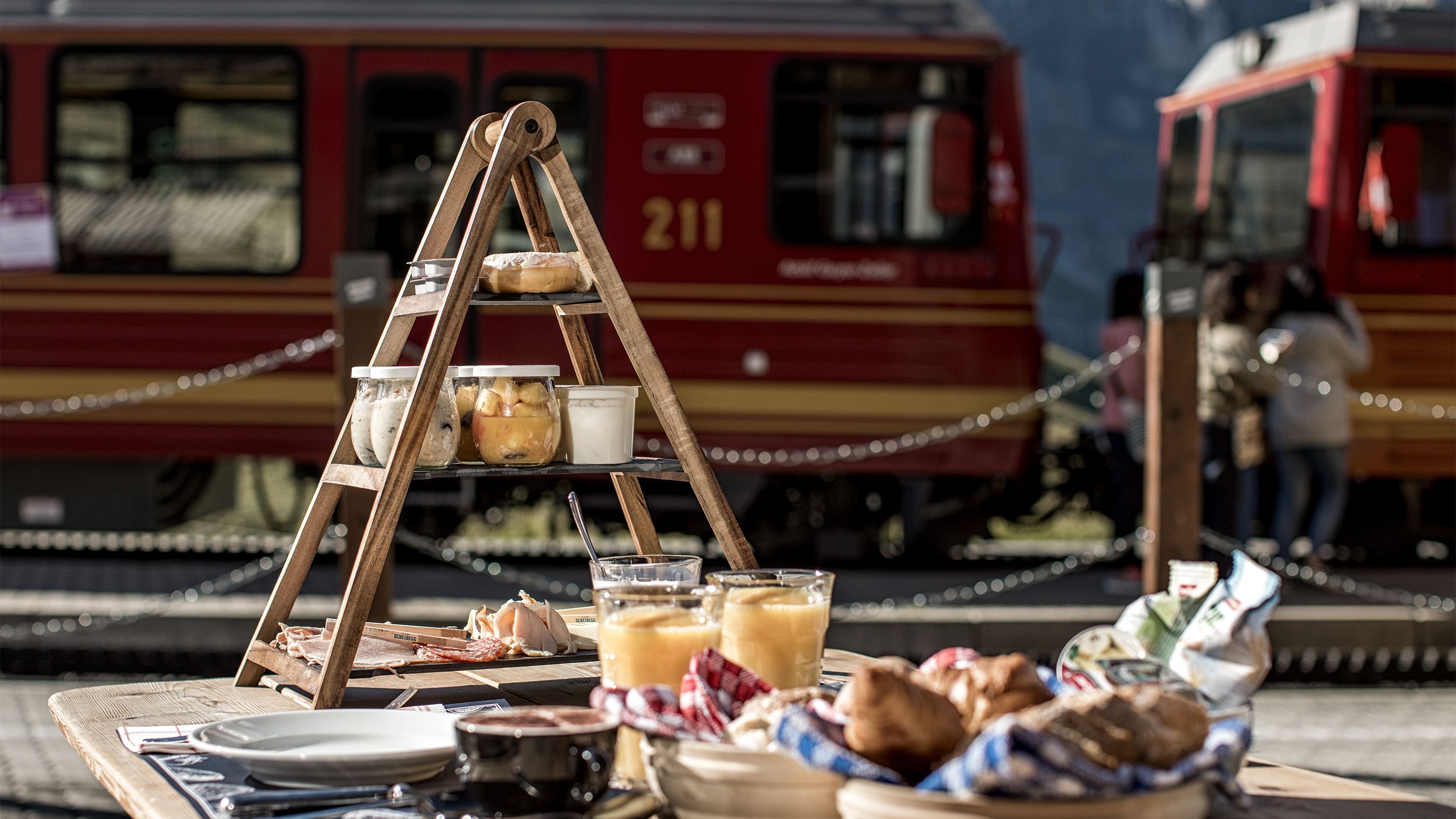 Frühstück auf der Terrasse