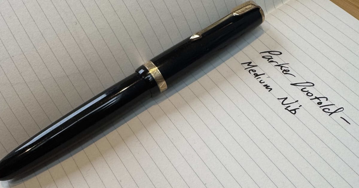 Parker Duofold Made in England (1958/1968) - Standard size, black