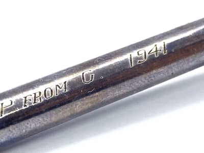 Vintage Wahl Eversharp Pencil In Silver Plated Made In England 1940'S 1