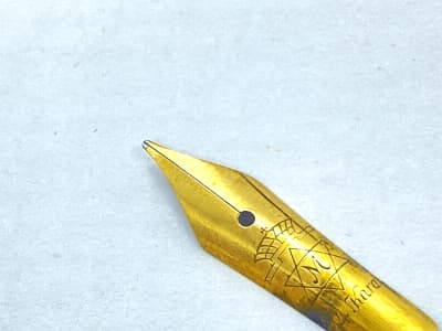 Vintage Katap Fountain Pen NIB Only Made For Israeli Market 14K Medium Oc 1