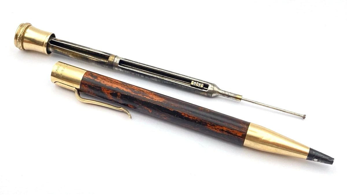 Vintage Wahl Eversharp 757Y Oversize Mechanical Pencil Rosewood Hard Rubber USA