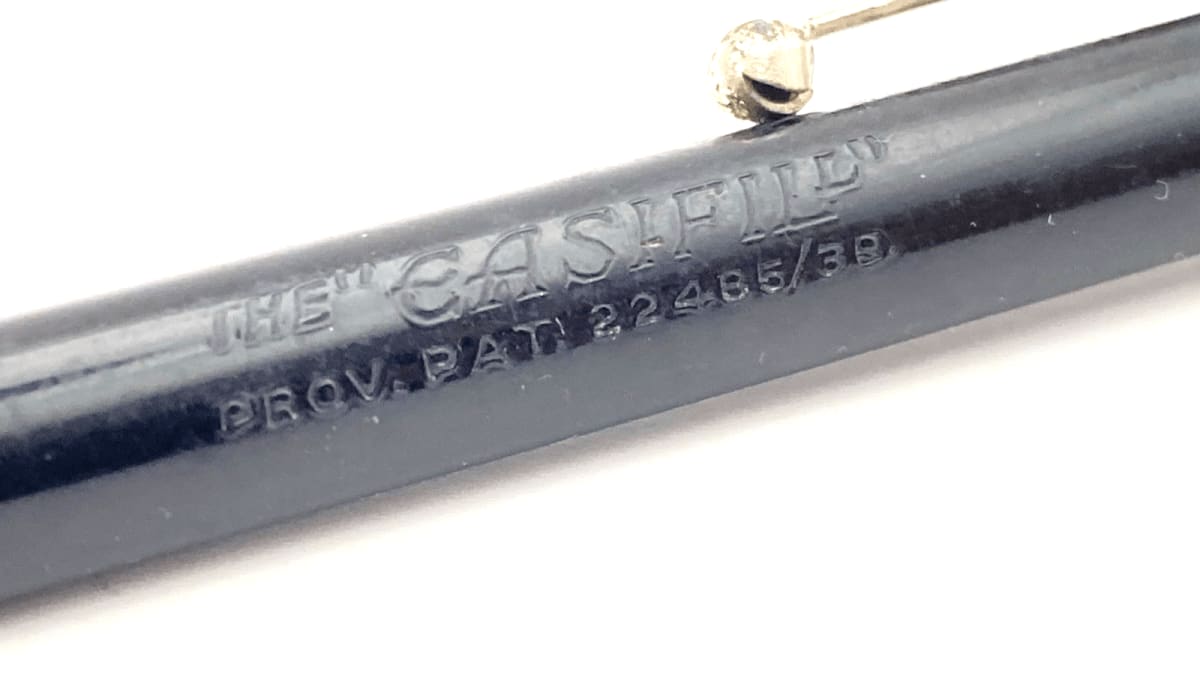 Vintage Easifill 1,8 Mm Mechanical Pencil In Black Made In England In 1930S