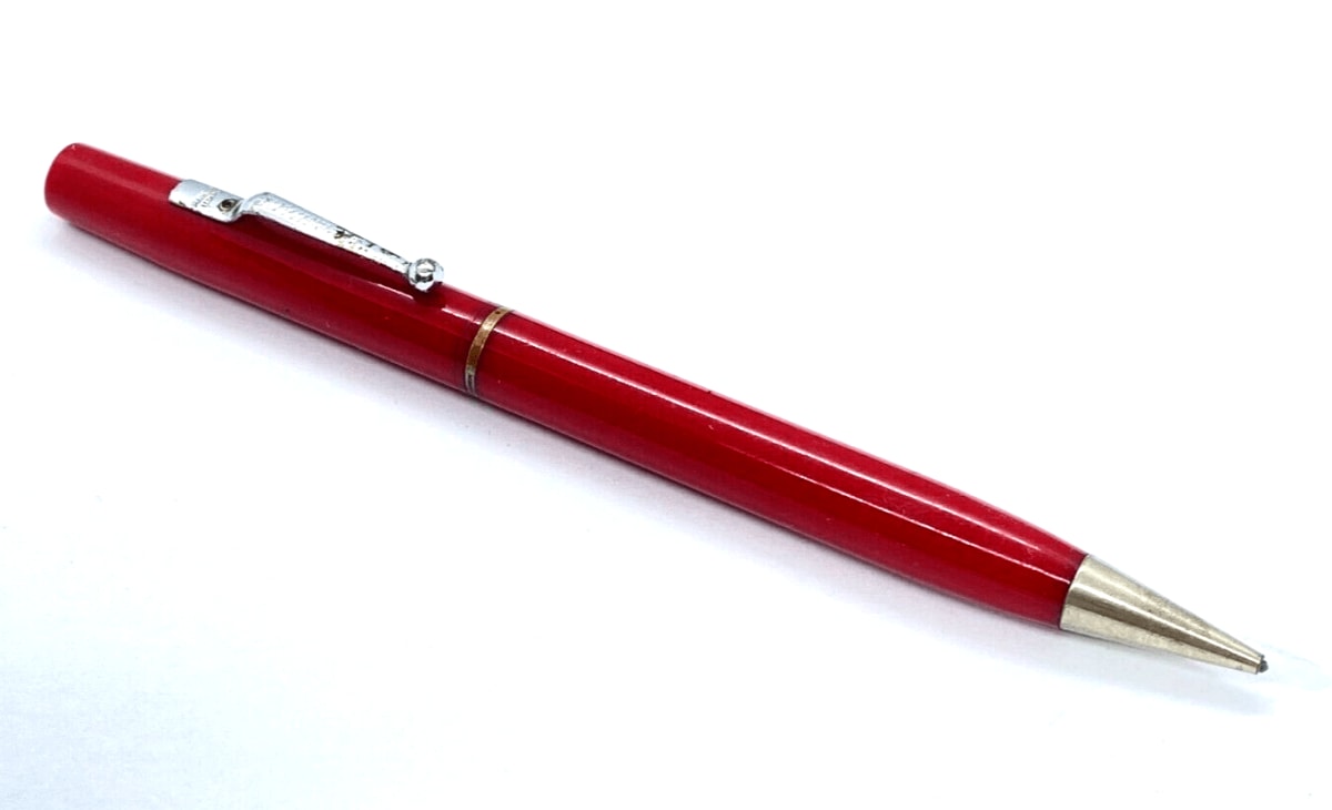 Vintage Eversharp Equi-Poised Mechanical Pencil Blood Red Made In USA Uncommon