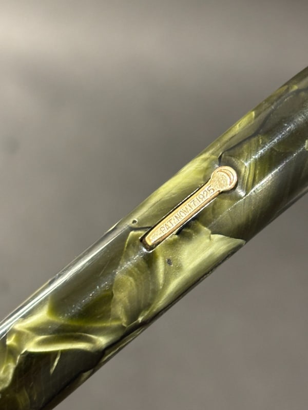 Conklin Endura Symetrik Fountain Pen 1930S Marbled Green -Restored (Bfp680)