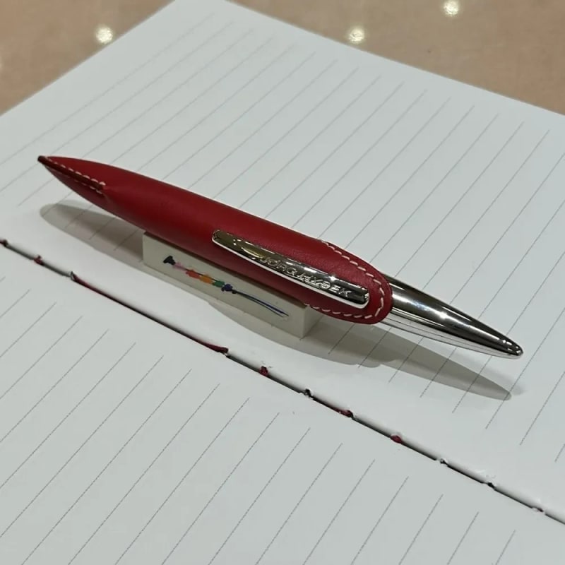 Preowned Jorg Hysek Red Lacquer Rollerball Pen