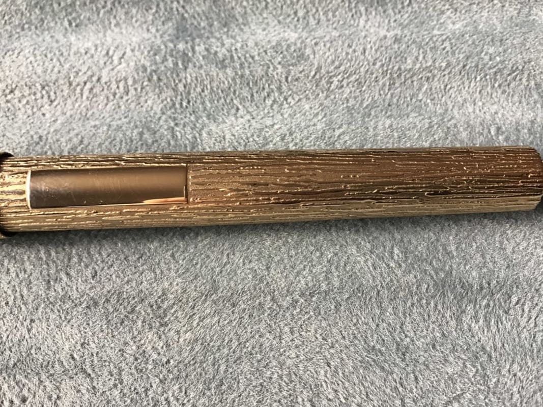 Uncommon Parker 105 "Bark finish" Fountain pen