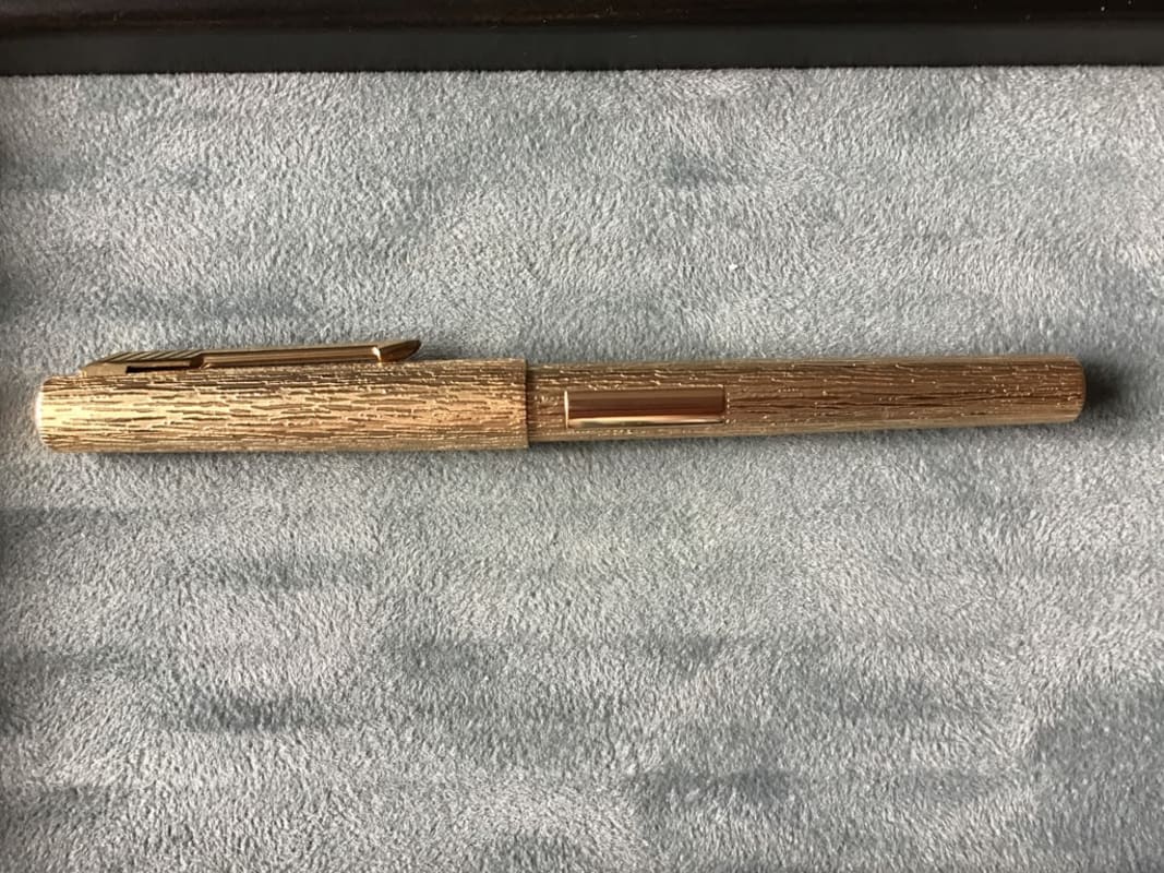 Uncommon Parker 105 "Bark finish" Fountain pen
