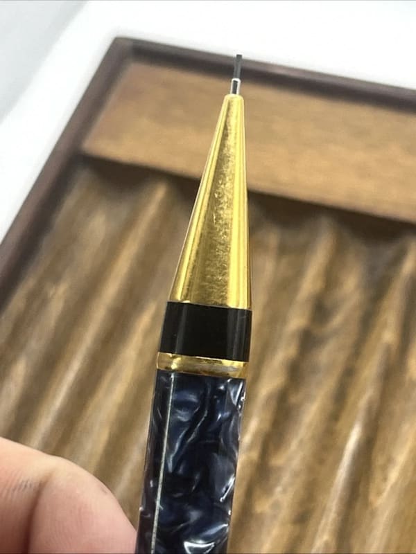 Parker Duofold Blue Marble Pencil