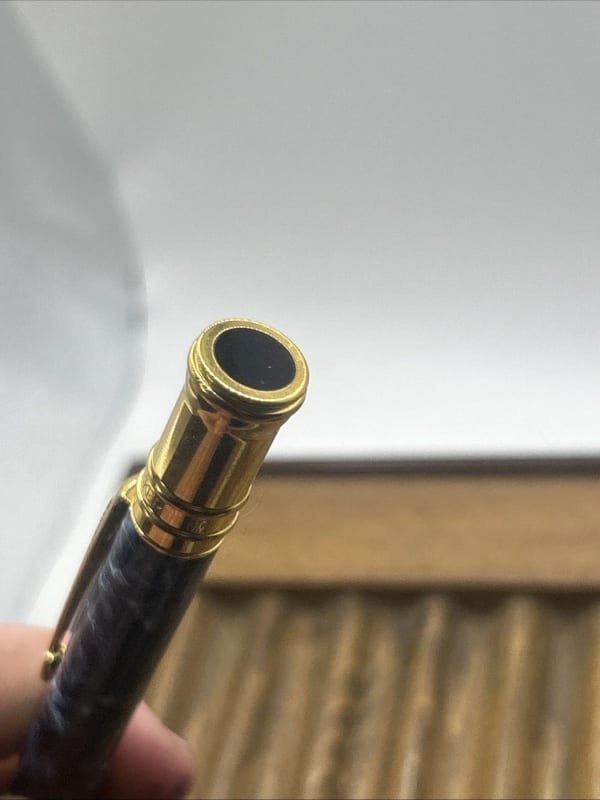 Parker Duofold Blue Marble Pencil