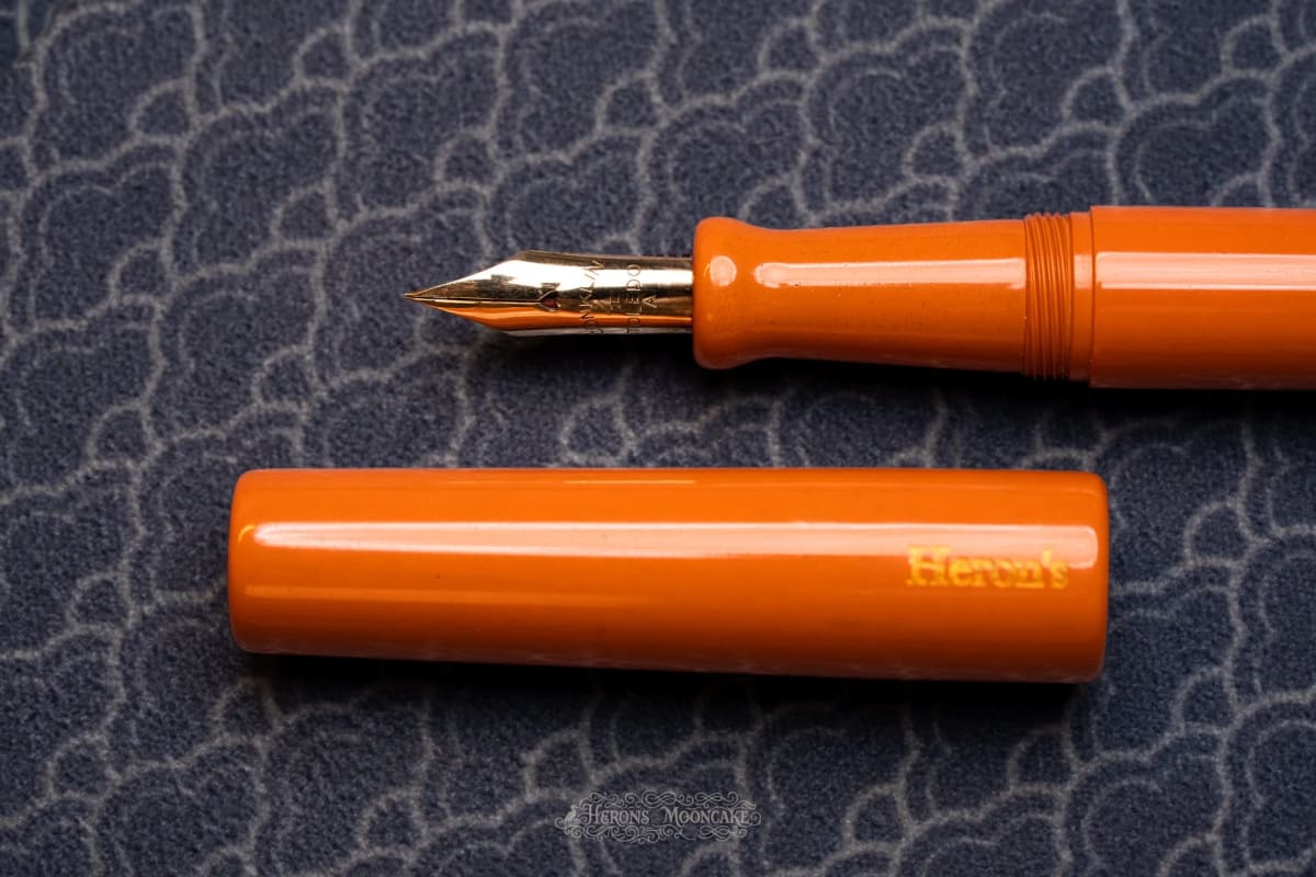 Heron's Hollow | Mistress | Mandarin Orange | #4 Conklin Flex