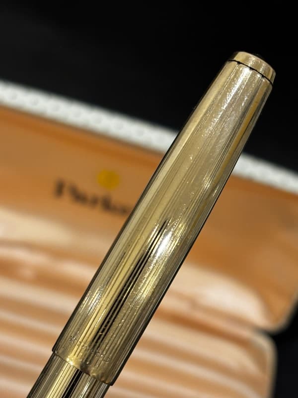 Parker 51 Aerometric Fountain Pen Insignia Signet England -Restored (Bfp717)