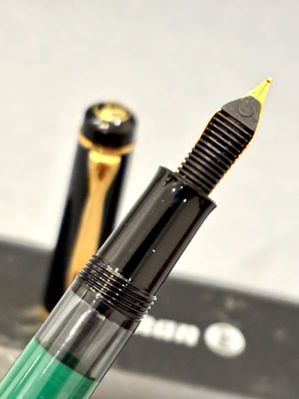 Pelikan M150 Green Old Style W-Germany M Nib NOS (Bfp539)