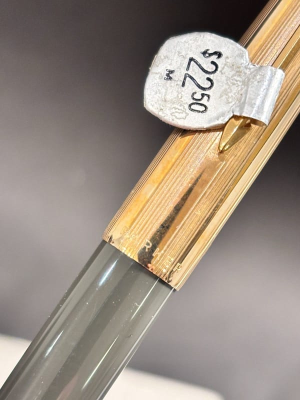 Parker 61 Fountain Pen Grey Gold Filled Cap - NOS (Bfp697)