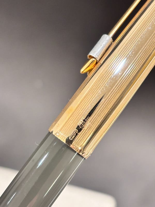 Parker 61 Fountain Pen Grey Gold Filled Cap - NOS (Bfp697)